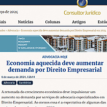 Economia aquecida deve aumentar demanda por Direito Empresarial